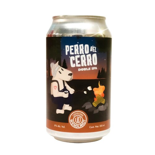 Six Pack Cerveza Wendlandt Perro Del Cerro Doble Ipa 355ml