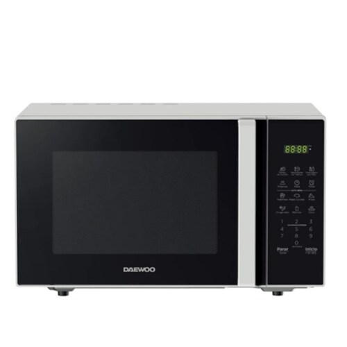 Horno microondas Daewoo 1.1 pies negro y blanco  DMDXX11S2BW