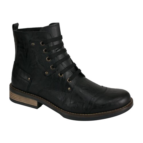 Botas tipo heavy marca Locman color negro, para hombre, mod. 158153
