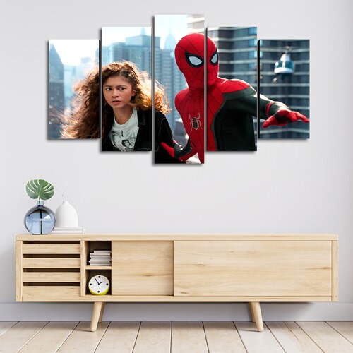 Cuadro Decorativo Spiderman NWH Michelle Jones-Watson Marvel 100x60cm 5pzs Cuadros MX