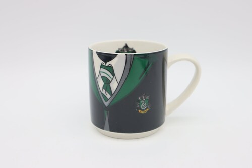 Set Harry Potter 4 Tarros Apilables 4 casas de Hogwarts Uniforme 330 ml Tazas Ceramica Gryffindor, Slytherin, Ravenclaw, Hufflepuff
