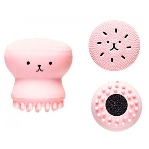 Cepillo Exfoliante Facial Silicona Puntos Negros Masajeador Cepillo Limpiador Facial