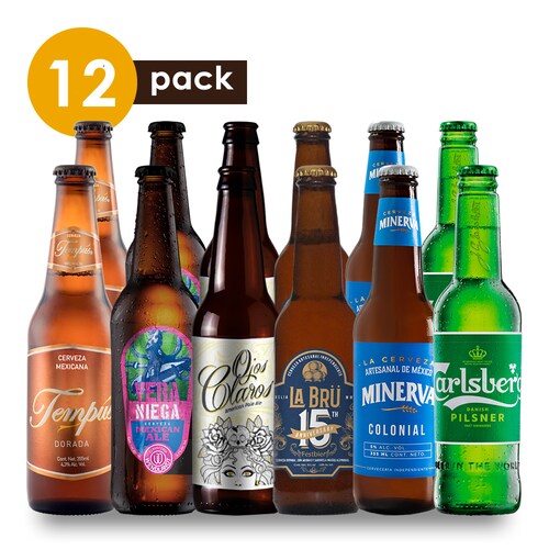 Cerveza Artesanales Claras Pack Exclusivo Cervexxa Beerpack 12