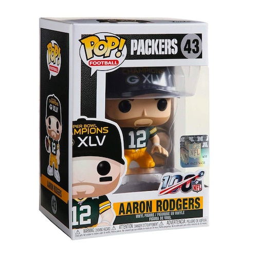 Funko Pop! Nfl Aaron Rodgers #43 Super Bolw Champion Xlv