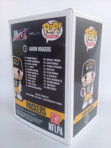 Funko Pop! Nfl Aaron Rodgers #43 Super Bolw Champion Xlv