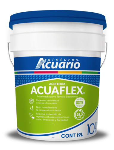 Impermeabilizante Acuaflex 10 Años 19 Lt Blanco IA35290.