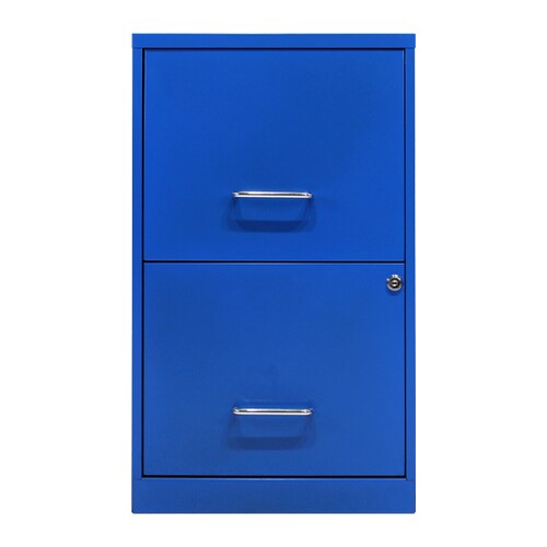 Archivero Hirsh Metálico 2 Gavetas Carta Azul 20880 Mundo In