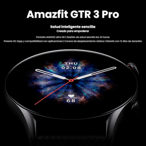 Smartwatch Amazfit GTR 3 Pro Sumergible Alexa GPS