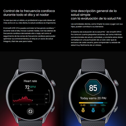 Amazfit GTR 3 Pro – Reloj inteligente para hombre duración de la