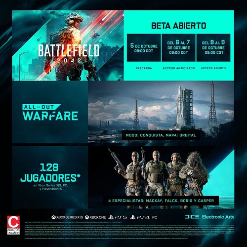 Está tu PC preparado para la guerra en el futuro de Battlefield 2042?