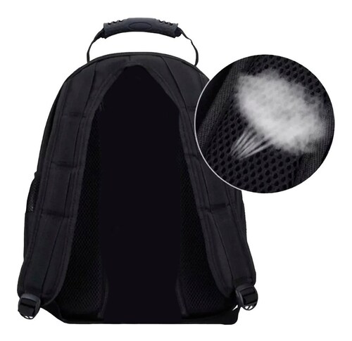 Mochila Transportadora Transpirable Para Mascotas Me3180 Blanco