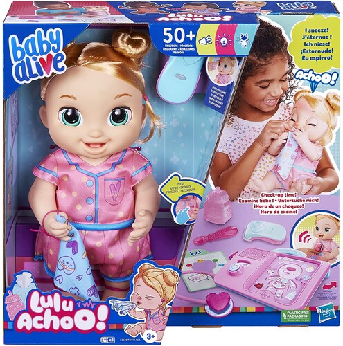  Baby Alive Muñeca Lulu Achoo Con 50 Reacciones