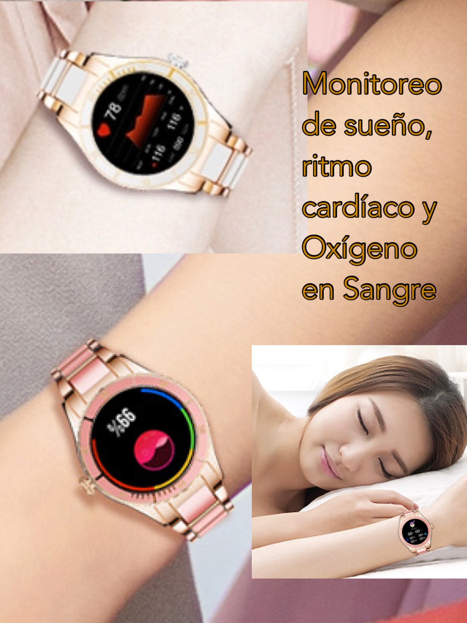 Smartwatch extensible metalico hot sale