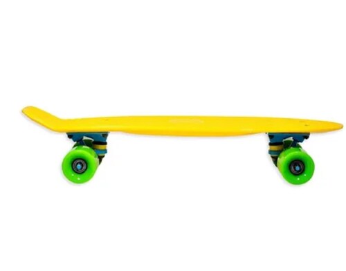 Mini Patineta Estilo Penny Tabla Skateboard Color Amarillo