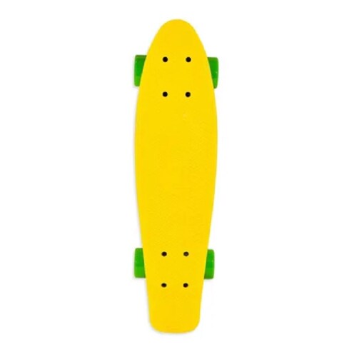 Mini Patineta Estilo Penny Tabla Skateboard Color Amarillo