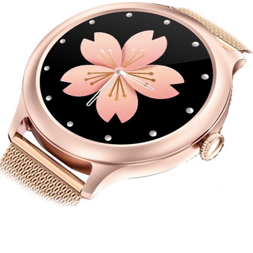  Smartwatch para Dama IP 68 Natacion, Notificaciones Oxigeno en Sangre, frecuencia Cardiaca, Ciclo Femenino, para iPhone y Android 2 Correas