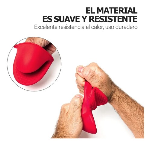 Guantes Cocina De Silicona Con Protección Calor Para Hornear