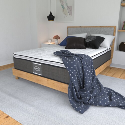 Colchón Matrimonial Madrid América + Edredón Matrimonial + Protector Matrimonial + 2 ALMOHADAS DE REGALO