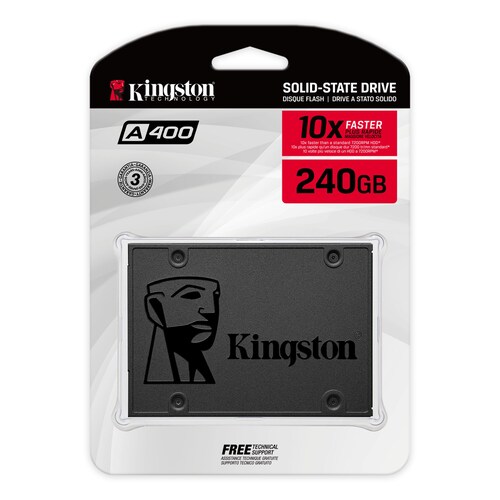 Unidad de Estado Solido SSD 240GB KINGSTON A400 Sata 2.5 SA400S37/240G