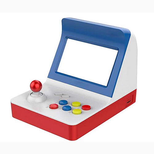Rocker Arcade consola de juegos, Plug & Play 4.3 pulgadas, Game Station Joystick Arcade con dos controladores