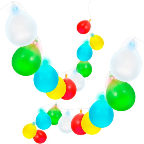 2 Series de Luces LED de Colores para Exteriores con Globos (3.24 m c/u) Redlemon