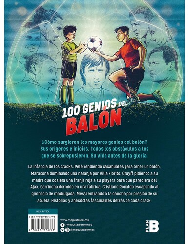 Libro 100 genios del balón Autor Alberto Lati .