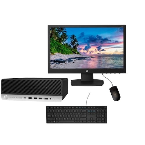 PC HP ProDesk 400 G4 SFF-Core i5, 7pma generación-16GB RAM, 1TB Disco Duro-Monitor 19"-Windows 10 PRO- Equipo Clase A, Reacondicionado..