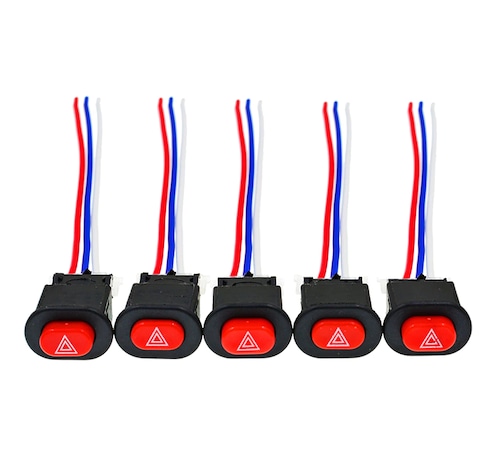 Botón Interruptor Switch Intermitentes para Moto Auto 12v Universal