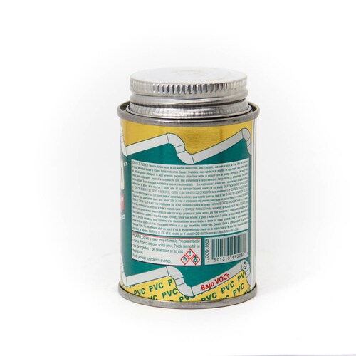 Pegamento para tuberia sanitaria-PVC el dorado lata de 118 ml