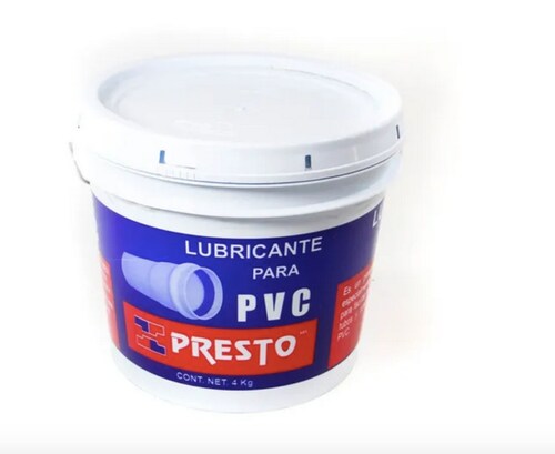 Lubricante Para Tubería Pvc Con Empaque- Pvc Presto 4 Kg