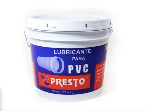Lubricante Para Tubería Pvc Con Empaque- Pvc Presto 4 Kg
