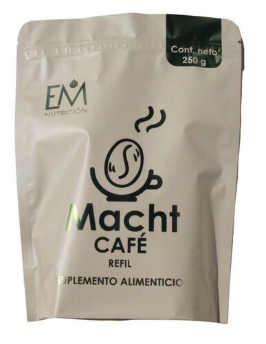 MACHT café termogénio en polvo, refill- EM nutrición
