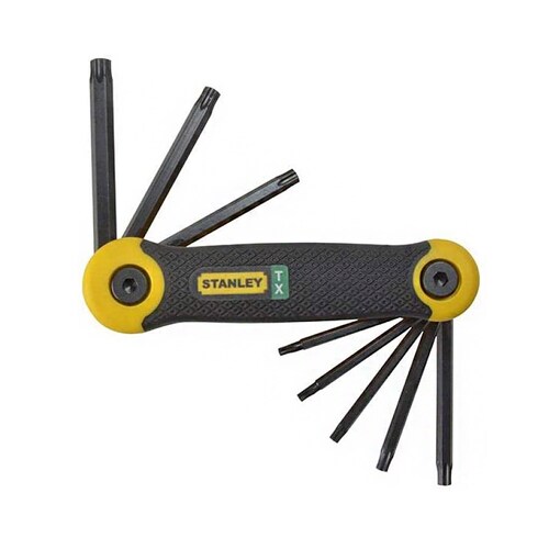 Llave Torx Juego 8 Piezas T9-T40 Navaja 69266 Stanley