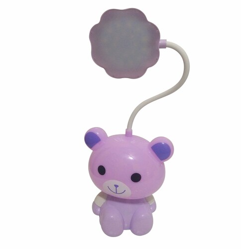Lampara Luz de mesa Decorativa Oso Conexion entrada usb 