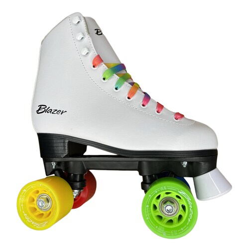 Patines Roller Color Blanco con Diseño Pastel