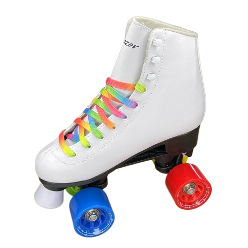Patines Roller Color Blanco con Diseño Pastel