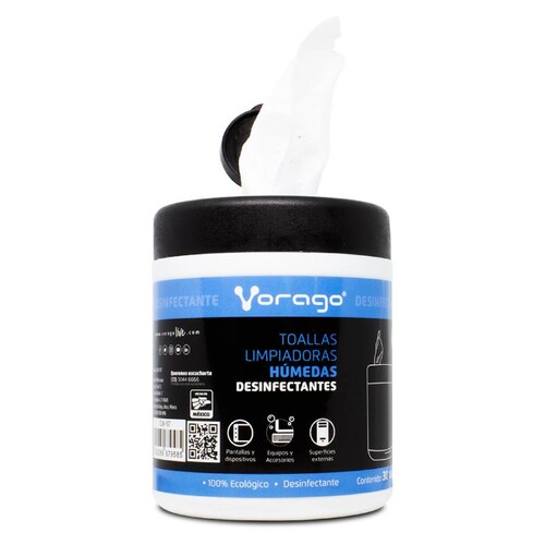 PAQUETE LIMPIEZA VORAGO AIRE 440ML,TOALLAS DESINFECTANTES,KIT CON FRANELA,ALCOHOL ISOPROPÍLICO