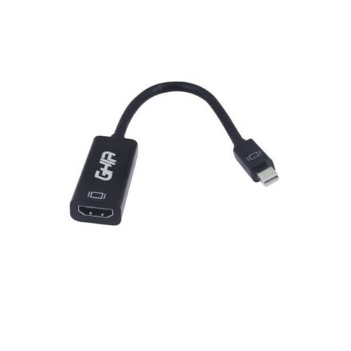ADAPTADOR MINI DISPLAYPORT A HDMI NEGRO VIDEO LAP PC PANTALLA MONITOR ADAP-9 CASA PROYECTOR