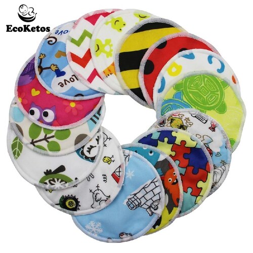 Protectores de Lactancia Lavables de Tela 20 pz