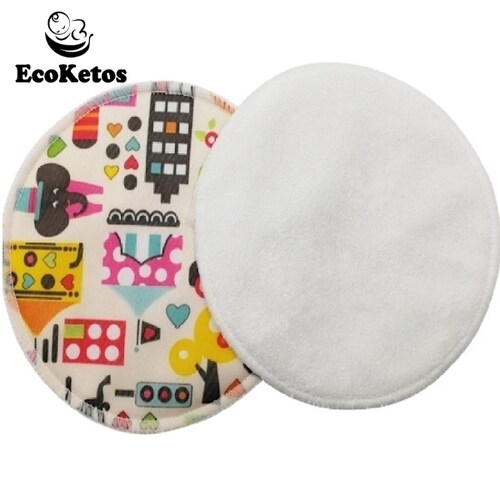 Protectores de Lactancia Lavables de Tela 20 pz
