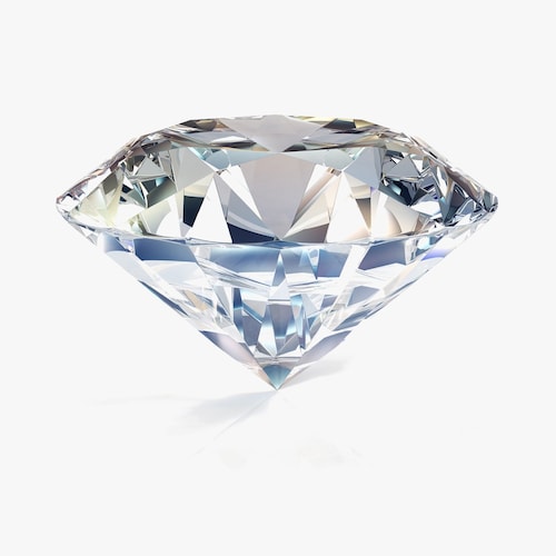 Diamante Moissanita Corte Redondo 0.5ct 5mm, Certificado Gra.