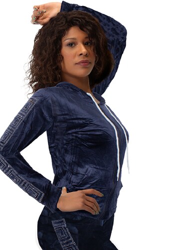 Conjunto De Panst Moda Mujer Con Aplicación De Pedrería M-OY003