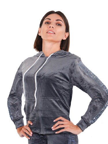 Conjunto De Panst Moda Mujer Con Aplicación De Pedrería M-OY003