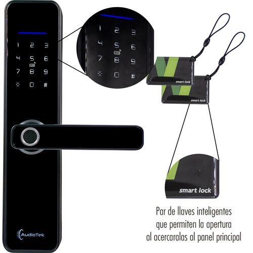 Cerradura Electronica Huella Biometrica Wifi Chapa Digital Inteligente App Seguridad.