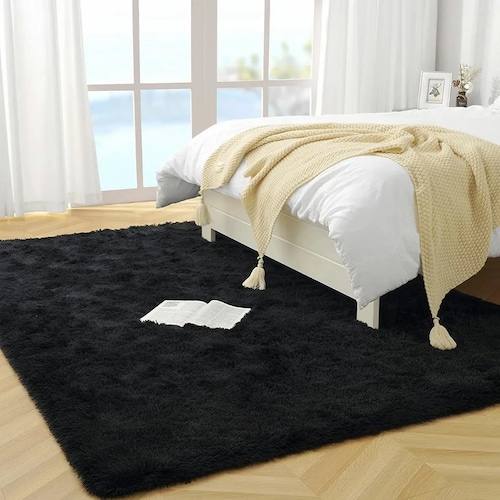 Alfombra De Sala De Estar Suave Y Afelpada De 160 X 230 Cm