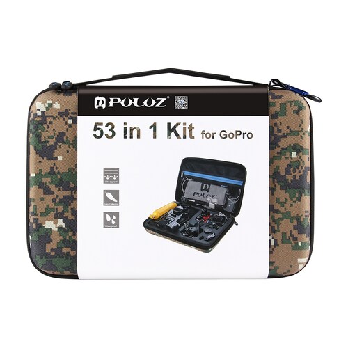 Kit 53 Accesorios Puluz 01 Compatible GoPro Cámaras Deportivas
