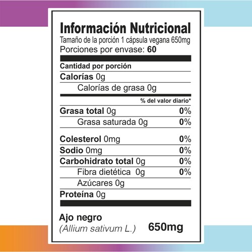 Ajo Negro Orgánico Puro 4 Pzas