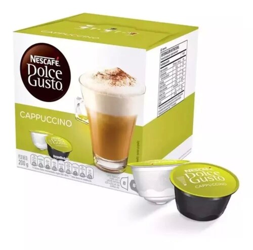  Nescafé Dolce Gusto Cappuccino 16 Cápsulas 3.53 oz : Comida  Gourmet y Alimentos