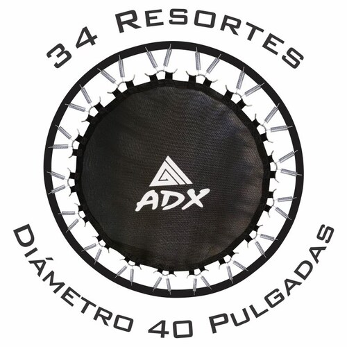 Mini Trampolín Fitness  Aerobics Adx 1m de diámetro  