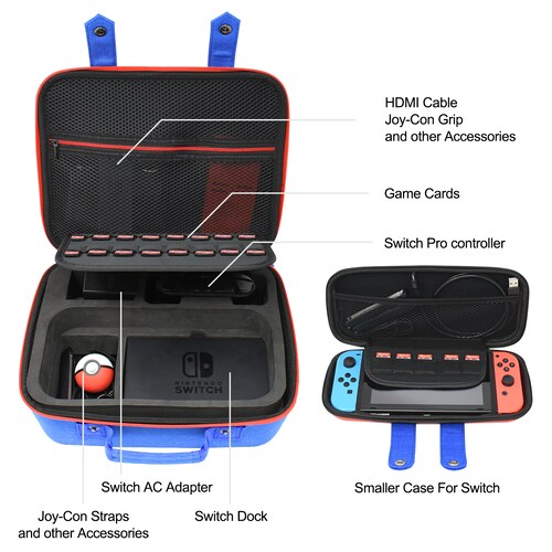 Maleta + Case para Nintendo Switch